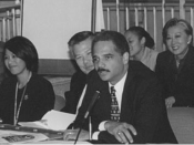English: Deputy Attorney General Eric Holder opened an Interagency Working Group meeting of the White House Initiative on Asian Americans and Pacific Islanders hosted by the Department of Justice on October 18, 2000, which addressed LEPissues. In the imme