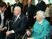 Gough Whitlam and Margaret Whitlam at the apology to the Stolen Generations, Parliament House, Canberra.