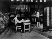 The ENIAC was the first electronic digital computer.