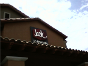 English: Jack In the Box with the new logo
