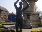 The Gower Memorial - statue of Prince Hal from Shakespeare's Henry IV, part 1 and 2