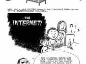 English: Cartoon about free culture, intellectual property and Internet Piracy. Found on The Pirate Bay in late February / early March '09.