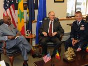 President of Senegal visits Vermont National Guard