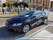 English: A hybrid car : Honda CR-Z; Girona, Spain