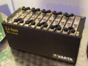 Lithium ion battery by Varta (Museum Autovision Altlußheim, Germany)