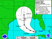 Real time NHC track forecasts of Hurricane Katrina