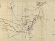 [Map Showing Chlorine, Hardness and Alkalinity of Ground Water North of Winnipeg] (1907)