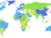 English: World inflation rates, 2006 figures