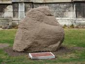 Copie de la pierre runique de Jellinge