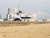 View of Dungeness B power Station in kent, UK