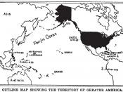 Map of the United States of America and its colonies, dependencies and protectorates, 1899.