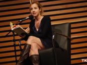 Samantha Nutt reads from her chosen book for Canada Reads, The Jade Peony by Wayson Choy.