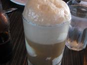 Root beer float, a type of .