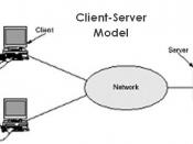 English: This is a Client-Server Model