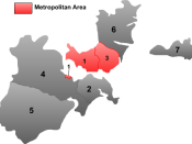 English: Map of Shantou in Guangdong province.