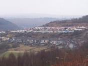 View from Perthcelyn, near Mountain Ash in the Cynon Valley