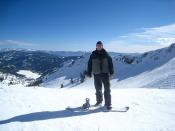 Mike Vondran at Squaw Valley Ski Resort, February 21 2009.