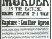 Newspaper broadsheet referring to the Whitechapel murderer (later known as 