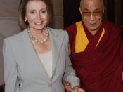 Speaker Pelosi presented the first Lantos Human Rights Prize to His Holiness the Dalai Lama this morning in the Capitol Visitor Center. Named for the late Congressman and human rights activist Tom Lantos, the Lantos Human Rights Prize is intended to raise