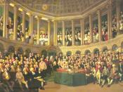 The Irish House of Commons, 1780 by Francis Wheatley