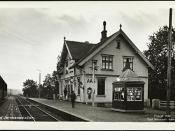 Aas Jernbanestation, 1922