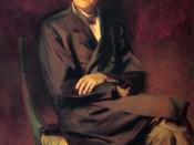 John D. Rockefeller's painting by John Singer Sargent in 1917