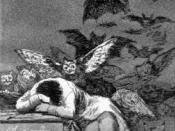 Francisco de Goya- The Sleep of Reason Produces Monsters