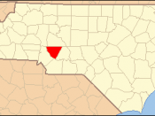 Locator Map of Cabarrus County, North Carolina, United States
