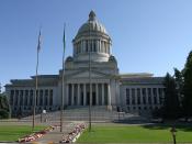 The Washington State Capitol Leglislative Building in Olympia, Washington.