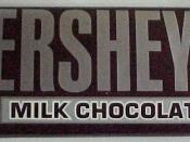 The Hershey's milk chocolate bar.