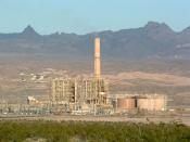 Mohave Generating Station, a 1,580 MW thermal power station near Laughlin, Nevada fuelled by coal