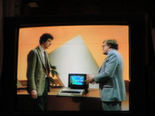 Chris Searle and Ian McNaught-Davis ('Mac') on The Computer Programme.