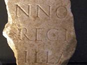 Inscription dedicated to the cult of Grannus Apollo, Roman Grand (Andesina), France