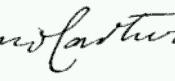 Signature of Edmund Cartwright, the English inventor
