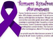 Turner Syndrome Awareness