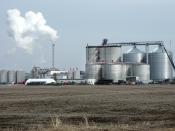 Ethanol fuel plant in West Burlington, Iowa.
