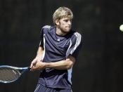 English: Southern Nash High school tennis player