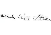 English: Claude Lévi-Strauss signature Français : la signature de Claude Lévi-Strauss