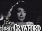 Cropped screenshot of Joan Crawford from the film Mildred Pierce