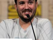 English: Wil Wheaton at a San Diego Comic-Con panel for The Guild in July 2010.