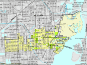 map of North Miami, Florida showing city limits