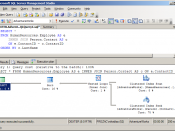 Microsoft SQL Server Management Studio displaying a sample query plan.