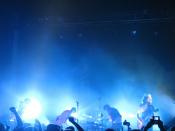 English: This is an image of the Faint performing live for their album Fasciinatiion.
