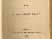 English: Title page from: Wordsworth, William and Samuel Taylor Coleridge. Lyrical Ballads, with a few other poems. London: Printed for J. & A. Arch, 1798.