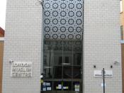 Front view of the London Muslim Centre, London.