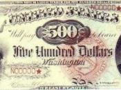 John Quincy Adams - Series of 1869 $500 bill