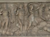 English: Hippolytus and Phaedra Sarcophagus, Camposanto, Pisa