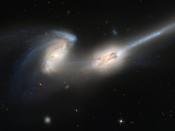 A collision between galaxies is commonly thought to be the source of intergalactic stars.