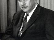 Edward Teller, who clashed with Oppenheimer on the H-Bomb, testified against him.