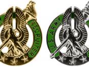 English: Army Recruiter Badges Source Public domain image created by United States Army Human Resources Command (2002)
